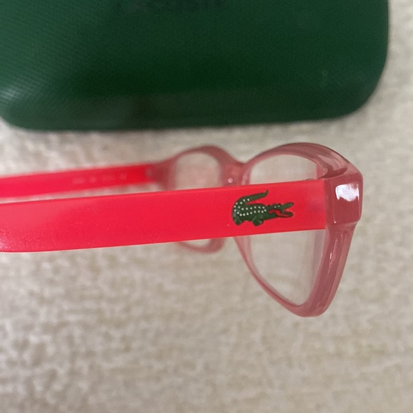 Lacoste glasses frames - kids frames - pink. - Picture 4 of 6